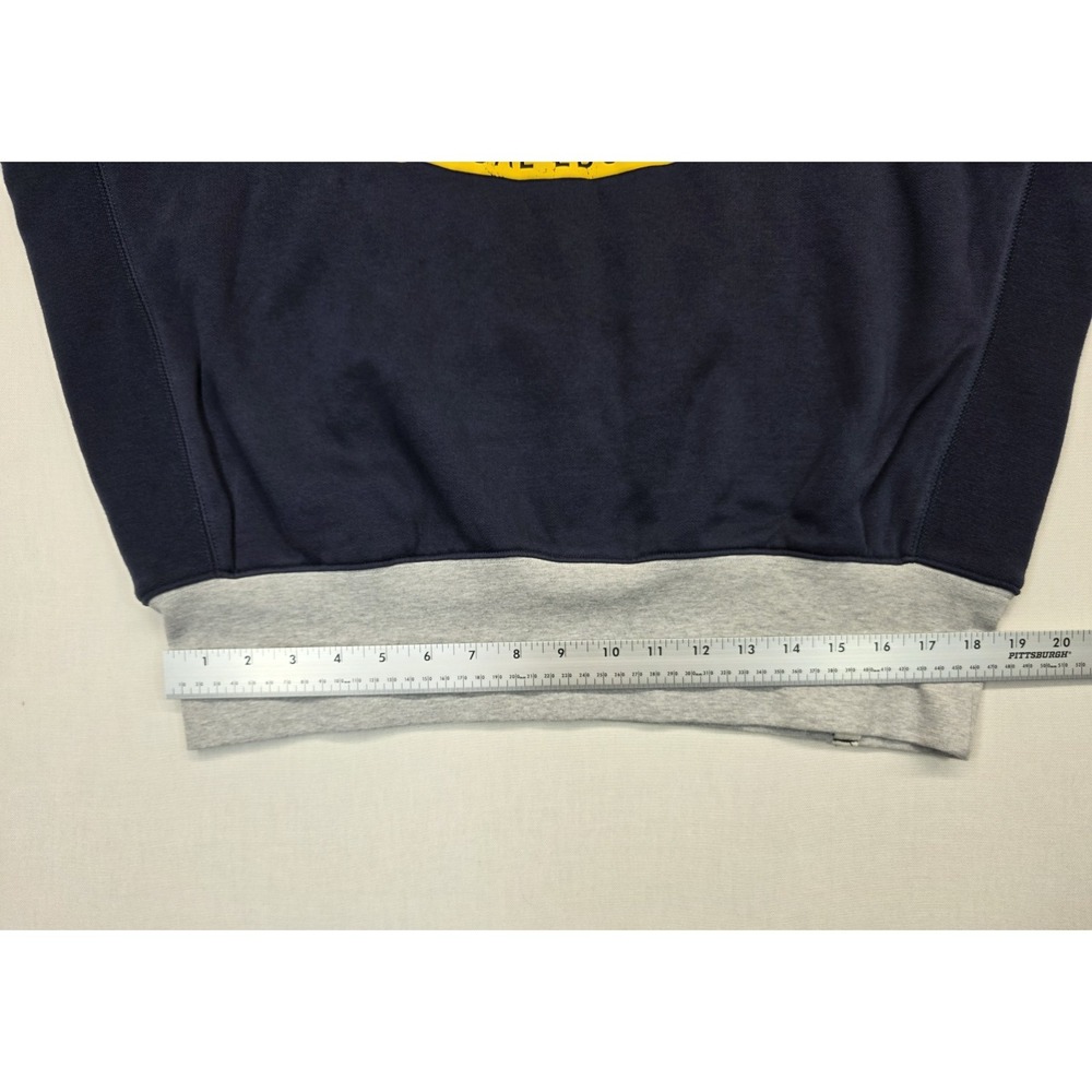 Champion Men's Small Crewneck Sweatshirt Navy Gray 1919 Physical Education Graph - Picture 8 of 12